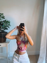 Load image into Gallery viewer, Y2k Floral Printed Cami Halter