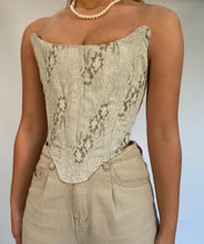 Load image into Gallery viewer, The Willow Corset Bustier Top
