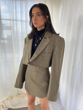 Load image into Gallery viewer, Tweed Vintage Re-Worked Suit Jacket and Skirt
